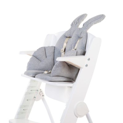 Товари для догляду - Подушка до стільчика для годування Childhome універсальна Rabit grey (CCRASCJG)#3
