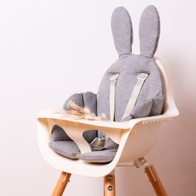 Товари для догляду - Подушка до стільчика для годування Childhome універсальна Rabit grey (CCRASCJG)#5