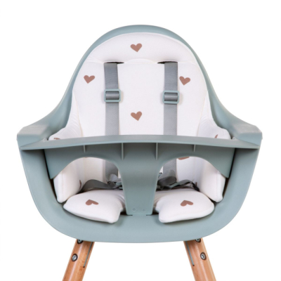 Товары по уходу - Подушка для стульчика для кормления Childhome Evolu Hearts (CHEVOSCJOH)#3