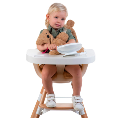 Товары по уходу - Подушка для стульчика для кормления Childhome Evolu Teddy beige (CHEVOSCTB)#4