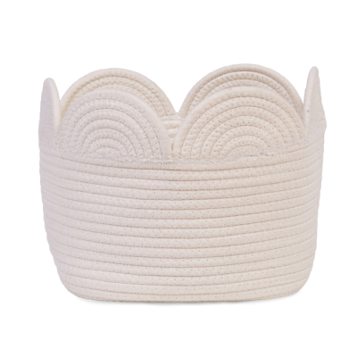 Бокси для іграшок - Кошик для зберігання Childhome Flower білий (CCBAFL20)#3