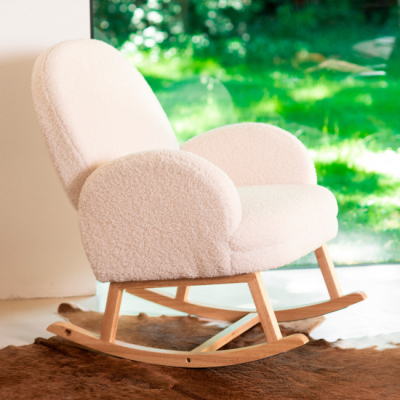 Кресла-качалки - Кресло-качалка Childhome Teddy white (RCKTOW)#5