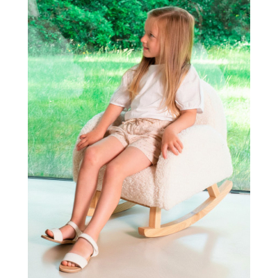 Кресла-качалки - Кресло-качалка Childhome Teddy white (RCKTOW)#6