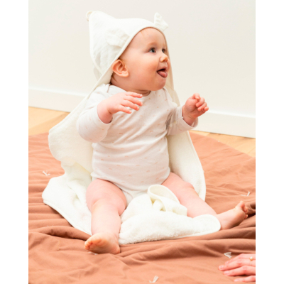 Товары по уходу - Полотенце Childhome Terry Teddy с капюшоном (CCBCJMTB)#3