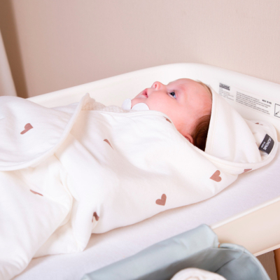 Товары по уходу - Полотенце Childhome Hearts с капюшоном (CCBCJOH)#4