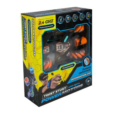 Радиоуправляемые модели - Автомодель Країна Іграшок на радиоуправлении черная с оранжевым (PM3412/1)#5