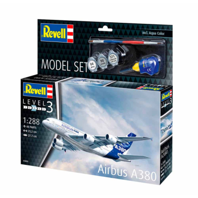 Конструкторы с уникальными деталями - Конструктор Revell Самолет Airbus A380 (RVL-63808)#2