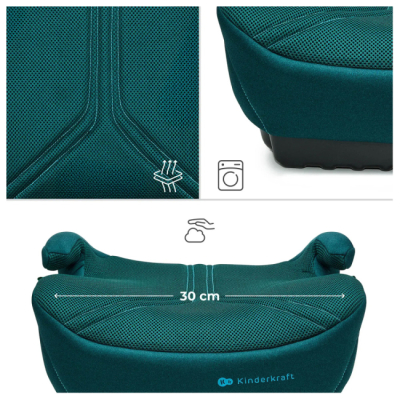 Автокресла и аксессуары - Автокресло-бустер Kinderkraft i-Boost 2 Pro Green (KCIBOO02GREPR00)#2