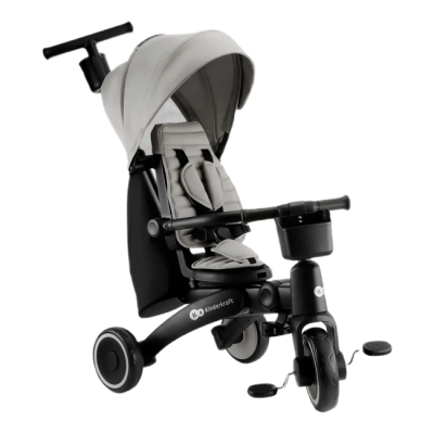 Велосипеди - Велосипед Kinderkraft Триколісний Jazz 2 сірий (KRJAZZ02GRY0000)#2