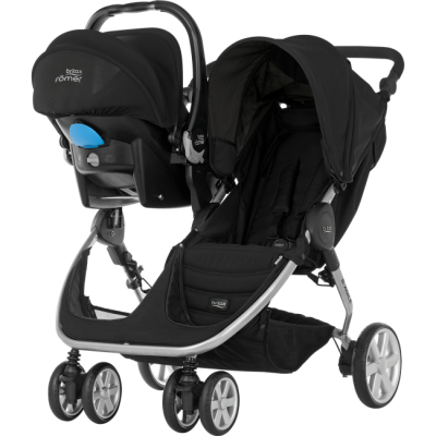 Коляски - Прогулочная коляска Britax-Romer B-Agile Double Cosmos Black (2000033222)#5