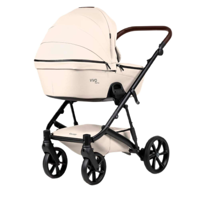 Коляски - Коляска универсальная TUTIS VIVA6 plus Leather Vanila (1612086)#3