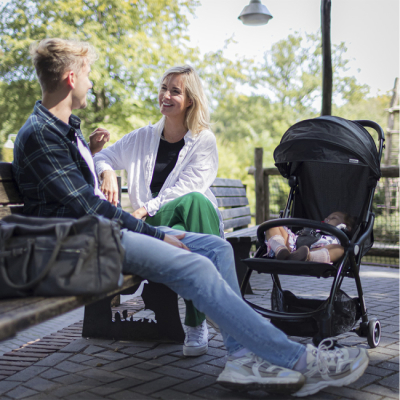 Візочки - Прогулянкова коляска Hamilton by Yoop X1 Plus Black (42175)#9