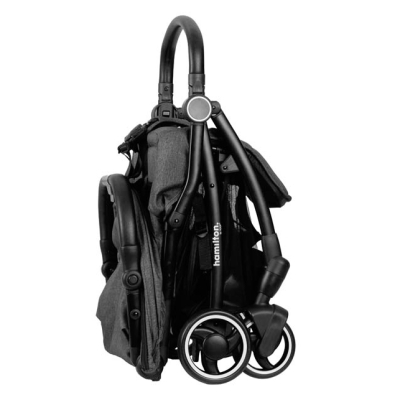 Візочки - Прогулянкова коляска Hamilton by Yoop XL Dark Grey (65474)#8