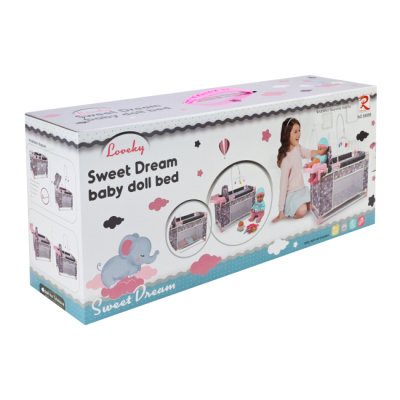 Меблі та будиночки - Ліжко для ляльки Країна Іграшок з місцем для годування (68888)#4