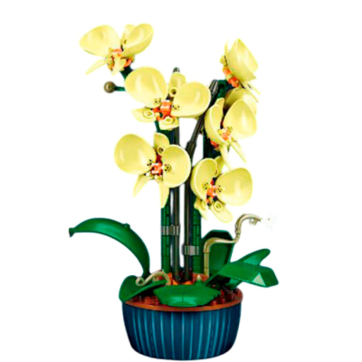 Конструкторы с уникальными деталями - Конструктор Sluban Горшок с орхидеями (M38-P8063C)#2