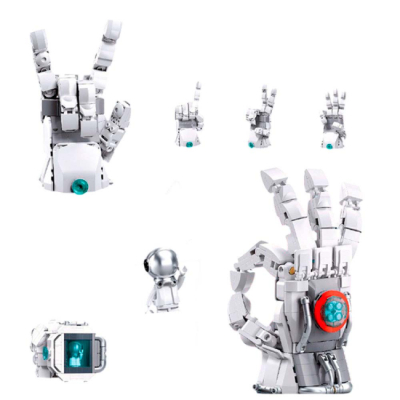 Конструктори з унікальними деталями - Конструктор Sluban Рукавичка астронавта (M38-P8066)#2