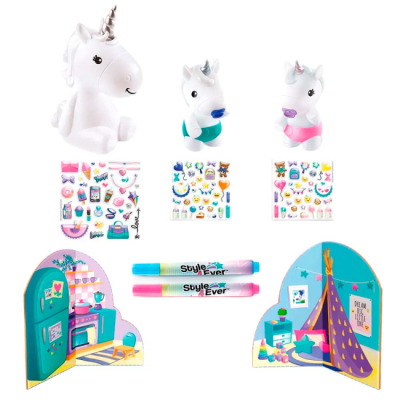 Набори для творчості - Набір Canal Toys DIY Style 4 Ever Родина сяючих єдинорогів (OFG287/1)#2