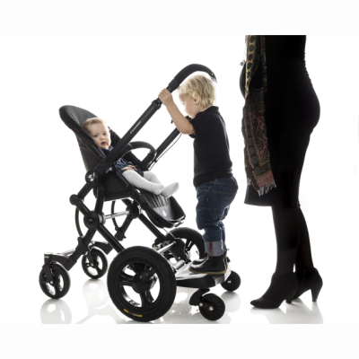 Коляски - Подножка для второго ребенка Bumprider с сиденьем черная (51291-4004)#5