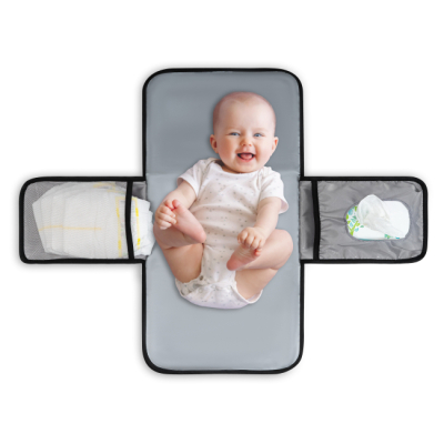 Рюкзаки та сумки - Сумка Ella Black Oxford для сповивання (136-270-299)#8