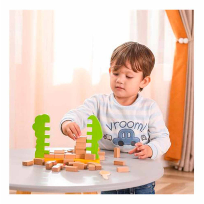 Настільні ігри - Настільна гра Viga Toys Стіна з цеглинок (44566)#2