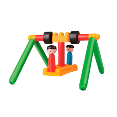 Конструктори з унікальними деталями - Конструктор PolyM Ігровий майданчик (760011)#2