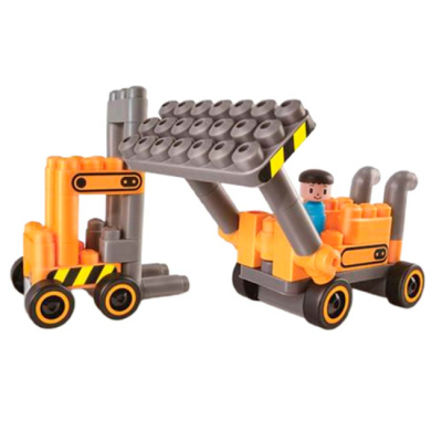 Конструктори з унікальними деталями - Конструктор PolyM Будівельна техніка (760021)#3