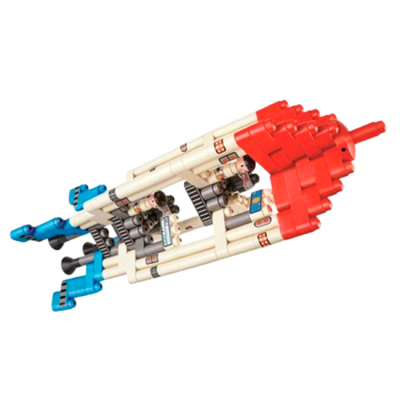 Конструкторы с уникальными деталями - Конструктор PolyM Приключенческая ракета (760025)#3