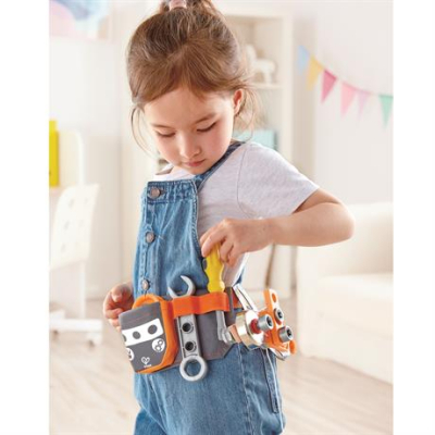 Набори професій - Ігровий набір Hape Junior Inventor Пояс з інструментами (E3035)#5