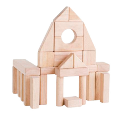 Развивающие игрушки - Кубики Guidecraft Unit Blocks Геометрические формы 84 элемента (G2121B)#3