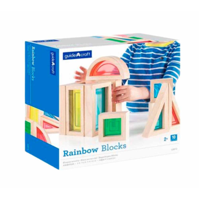 Развивающие игрушки - Кубики Guidecraft Block Play Большая радуга (G3015)#2
