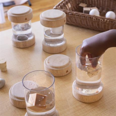 Научные игры, фокусы и опыты - Игровой набор Guidecraft Natural Play Сокровища в прозрачных баночках (G3086)#4