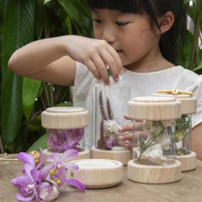Научные игры, фокусы и опыты - Игровой набор Guidecraft Natural Play Сокровища в прозрачных баночках (G3086)#5