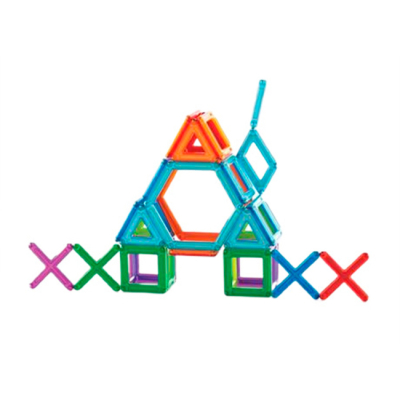 Магнітні конструктори - Магнітний конструктор Guidecraft PowerClix Frames (G9200)#3