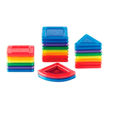 Магнітні конструктори - Магнітний конструктор Guidecraft PowerClix Solids (G9420)#2