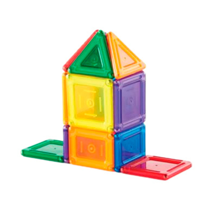 Магнітні конструктори - Магнітний конструктор Guidecraft PowerClix Solids (G9420)#3