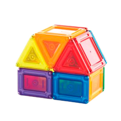 Магнітні конструктори - Магнітний конструктор Guidecraft PowerClix Solids (G9420)#4