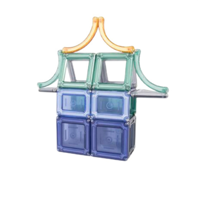 Магнітні конструктори - Магнітний конструктор Guidecraft PowerClix Explorer Архітектура (G9472)#3