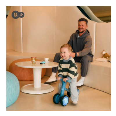 Беговелы - Каталка-беговел Kinderkraft Cutie Flash Blue (KRCUFL00BLU0000)#4