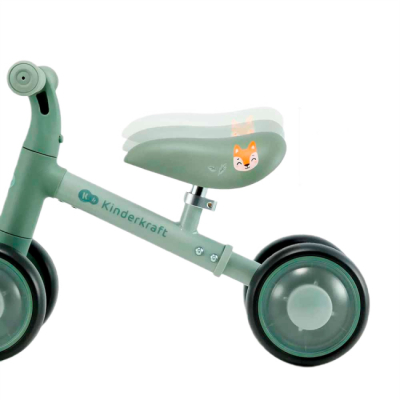Беговелы - Каталка-биговел Kinderkraft Cutie Flash Green (KRCUFL00GRE0000)#2