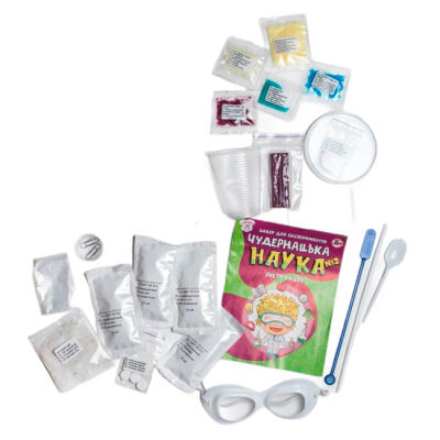 Наукові ігри, фокуси та досліди - Набір для дослідів Ranok Creative Наукова гра Чудернацька наука №2 (12114115У)#2