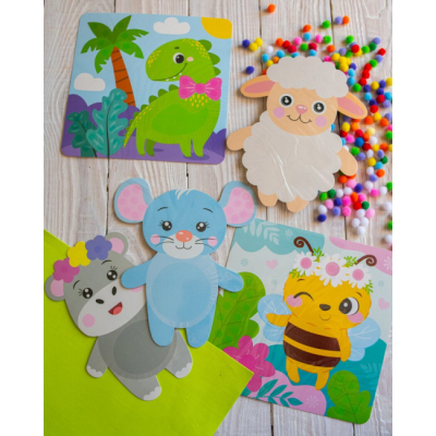 Наборы для творчества - Набор для творчества Ranok Creative Pompon Art Дракончик (10100693У)#2