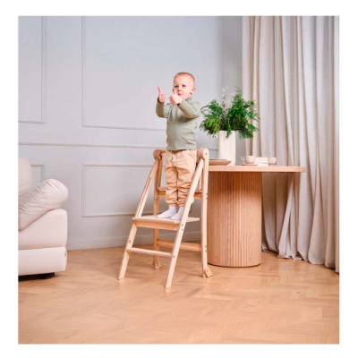 Дитячі меблі - Складний стілець Goodevas Монтессорі бежевий (4820281140600)#3