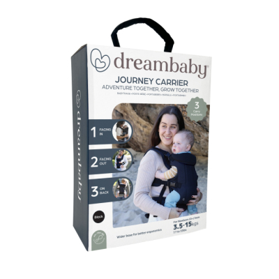 Товари для догляду - Рюкзак-переноска DreamBaby Journey Black (G2205)#2