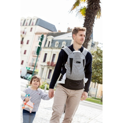 Товари для догляду - Рюкзак-переноска Bebe Confort Physionest Gray Mist (2605440210)#6