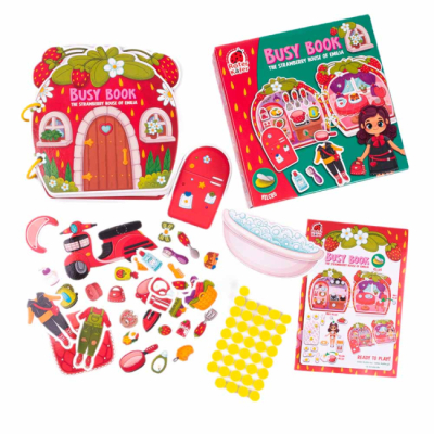 Развивающие игрушки - Бизибук Roter Kafer Клубничный домик Эмилии (RK1170-01)#2