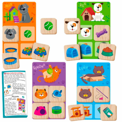 Настольные игры - Настольная игра Roter Kafer Лото Кошки и собаки (RW4011)#2