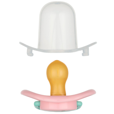 Пустушки та ніблери - Пустушка Baboo Flora рожева (5-516)#3