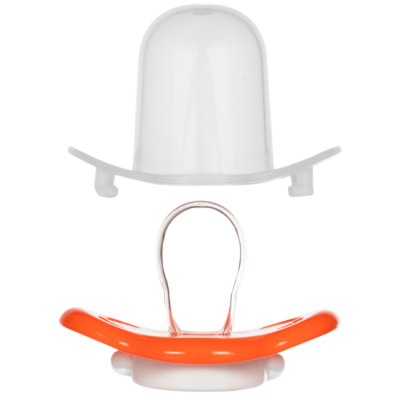 Пустышки и ниблеры - Пустышка Baboo Marine оранжевая (5-026)#3