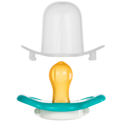 Пустышки и ниблеры - Пустышка Baboo Sea Life бирюзовая (5-043)#3