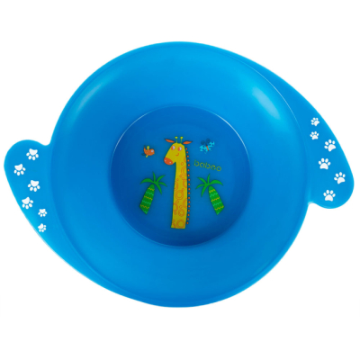 Дитячий посуд та аксесуари - Мисочка Baboo Safari з ручками синя (9-026)#2